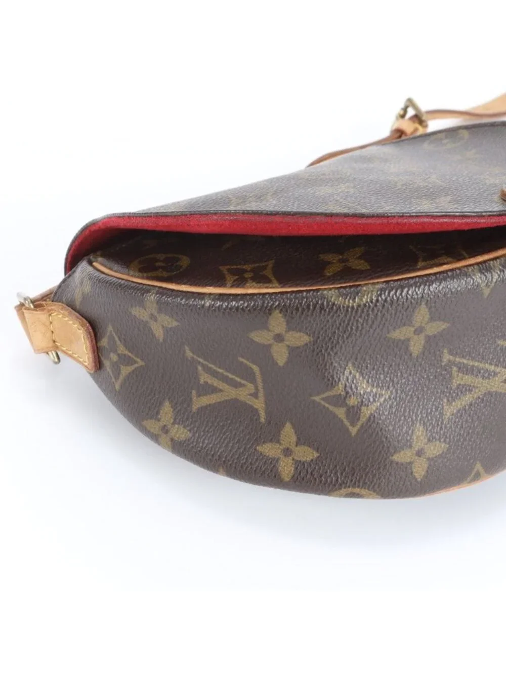 Louis Vuitton Monogram Tambourine Leather Shoulder Bag Crossbody